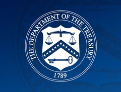 U.S. Treasury, logo pictured, sanctions Russia-based Aeza Group (Image source: U.S. Department of the Treasury)