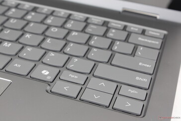 The PgUp and PgDn keys are still very small despite the enlarged Arrow keys