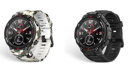 The Amazfit T-Rex gives you a rather bold camo colour option alongside the obligatory black. (Image source: Amazfit)