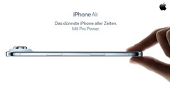 Apple recently unveiled the iPhone Air, the thinnest iPhone ever. (Image source: Apple)