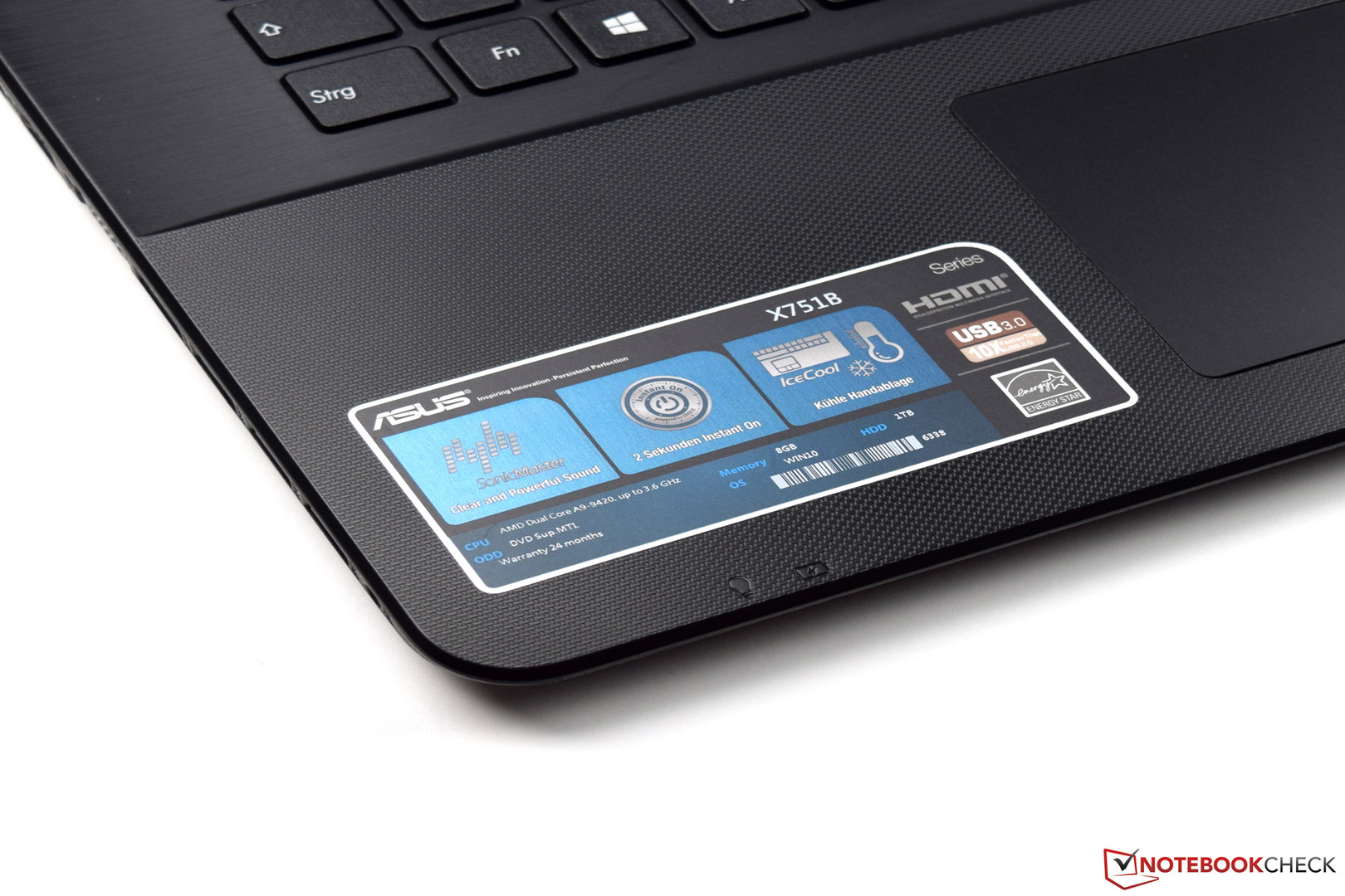 Asus VivoBook X751BP (AMD A99420, HD+) Laptop Review