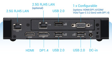 A configurable connection is available. (Image source: Asus)