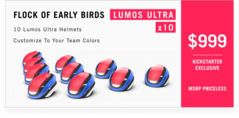 Lumos Ultra team package. (Image source: Kickstarter/Lumos)