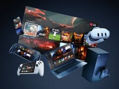 Promotional image for Xbox Play Anywhere with Xbox Mode on TV, handhelds, console, and laptop.