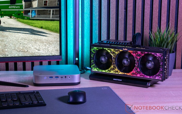 Minisforum AI X1 Pro and Nvidia GeForce RTX 4090 with the Minisforum DEG1