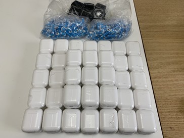 Cases for an AirPods product. (Source: Twitter/Mr-white)