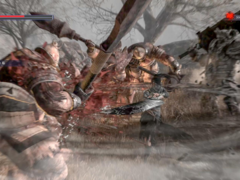 In Bloody Spell, players can switch between multiple weapon types on the fly - swords, pikes, fists, and ranged arms. Pictured - a cinematic screenshot from the game. (Image source: Steam)