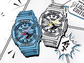 The Casio G-Shock GA-2100MNG-2A (left) and  GA-2100MNG-7A (right), pictured. (Image source: Casio India)