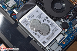 The internal hard drive