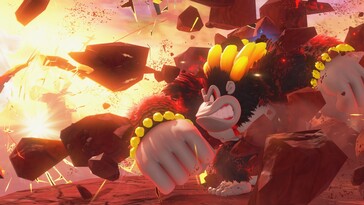 Destruction in Donkey Kong Bananza (Image source: Nintendo of America)