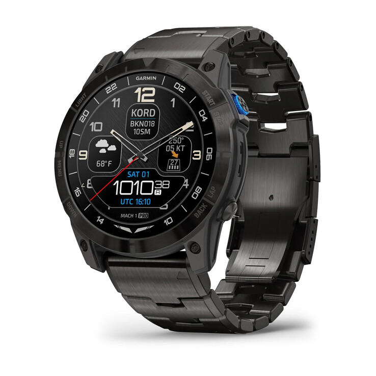 The Garmin D2 Mach 1 Pro smartwatch. (Image source: Garmin)