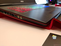 The GP73 is the only entry-level MSI gaming notebook so far coming with a fresh redesign