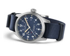 The Hamilton Khaki Field Power Reserve 40 mm with blue dial