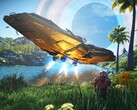 Spaceships in No Man's Sky can now be customized more freely than ever before. (Image source: Hello Games)