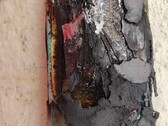 Massive damage to the exploded OnePlus Nord 2. (Source: Ankur Sharma)