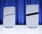 Die Sony PS5 Pro ist nur etwas höher, aber gleich dünn wie die PS5 Slim. (Bildquelle: Cnet, YouTube)