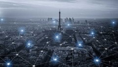 5G testing of laptops in Paris is part of an ongoing effort to upgrade the cellular system citywide. (Image source: Capacity Media)