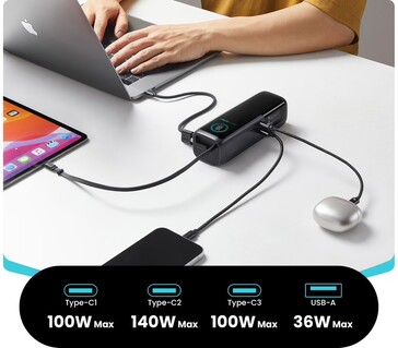 The Podix PR70 can charge up to four devices simultaneosuly 