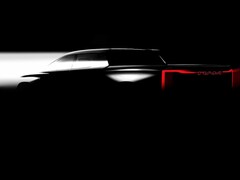 The highly-anticipated electric RAM 1500 has only appeared in rather vague official teaser pictures so far (Image: RAM)