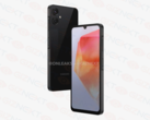 The renders depict the Samsung Galaxy A06 with a smooth, glossy back finish. (Source: @OnLeaks x  GizNext)