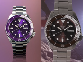 Pictured - screenshots of the Seiko 5 Sports SRPM11K1 and SRPM13K1 from the promo video posted by @seikosg. (Image source: @seikosg on Instagram)