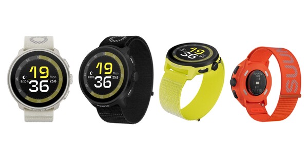 The Suunto Run can be purchased in four colors, all of which have textile straps. (Image source: Suunto)