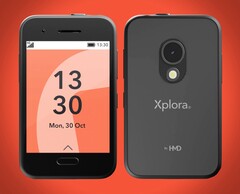 The XploraOne is positioned as a compact smartphone for children. (Image source: HMD Global)