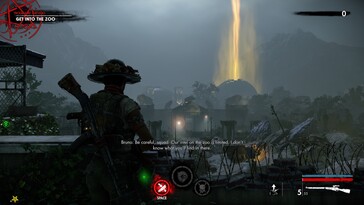 Pictured: A gameplay screenshot from Zombie Army 4.