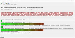 Maximum latency after ten seconds of Prime95