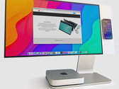 The NexMonitor is compatible with desktop PCs too, such as the Mac mini. (Image source: Nex Computer)
