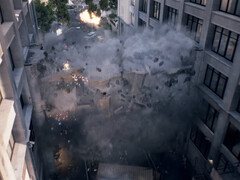 Real-time wall destruction in Battlefield 6