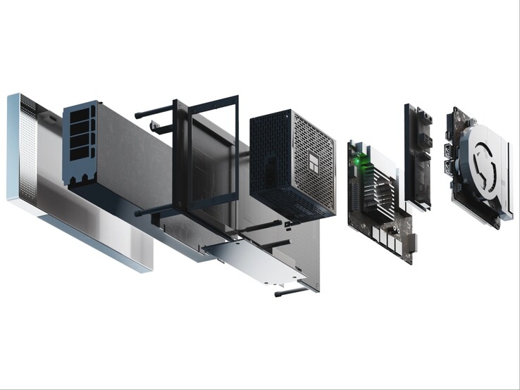 Exploded view of the WiCi One.