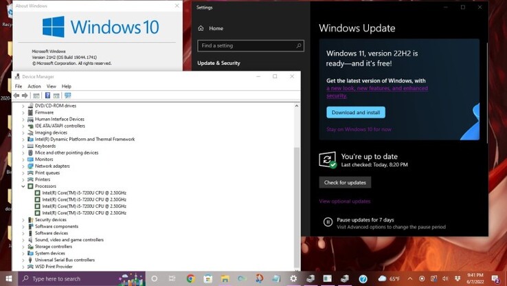 Windows 11 22H2 update prompt on an unsupported computer. ( Source: AceRimmer412)