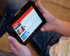 YouTube on a tablet, AmazonTube apparently in the works