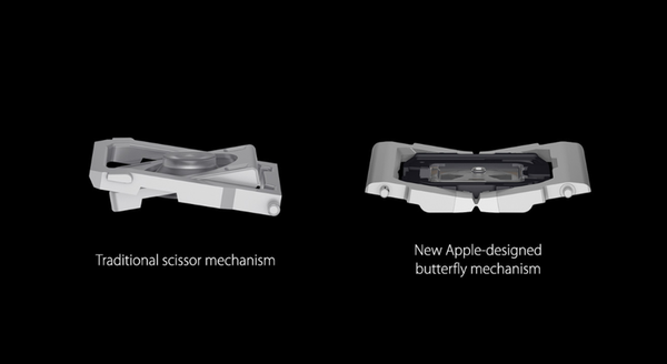 The butterfly mechanisms only defining feature was that it was thinner than other mechanisms (Source: Apple, via Wikimedia)