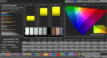 CalMAN Color accuracy