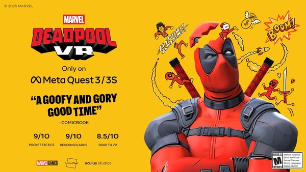 Deadpool VR was released less than two months ago. (Image source: Meta)