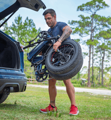 The Heybike Mars 3.0 has a foldable design (Image source: Heybike)