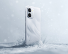 The Vivo Y6 in white colorway