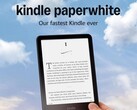 The Kindle Paperwhite (12th generation) has a larger and sharper display. (Image source: Amazon)