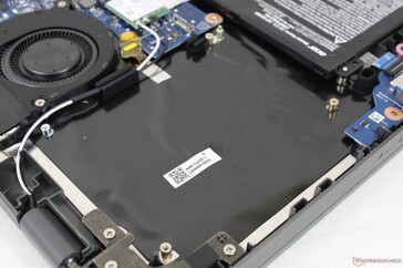 Certain SKUs can support a secondary 2.5-inch SATA III drive. Ours does not, and so this empty space is rendered useless