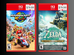 Nintendo Switch 2 game prices (Image source: Best Buy, Nintendo of America with edits)