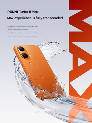 Waterproof ratings of the phone (Image source: Redmi - machine translated)
