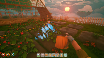 Pictured: A gameplay screenshot from Solarpunk.