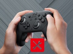 Gamer moving left thumbstick on Switch 2 Pro Controller