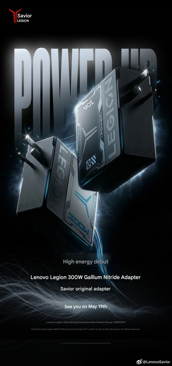 The teaser announcement for the charger (machine translated)