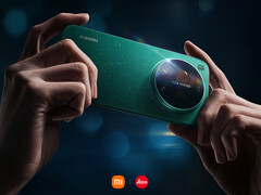 The Xiaomi 17 Ultra will launch in China on December 25. Pictured: a promo picture showcasing the Starry Green colorway of the phone. (Image source: Xiaomi)