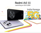 The Redmi A4 5G will launch on November 20 in India (Image source : Xiaomi)