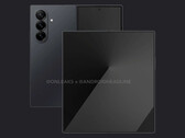 The Galaxy Z Fold7 may not receive an 8.2-inch display as a prior report claims. (Image source: Android Headlines & OnLeaks)