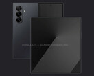 The Galaxy Z Fold7 may not receive an 8.2-inch display as a prior report claims. (Image source: Android Headlines & OnLeaks)